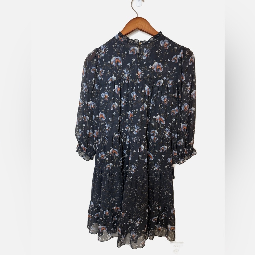 Ulla Johnson - Skye Floral Print Silk Georgette Dress - size 4 - Gorgeous - Picture 4 of 16